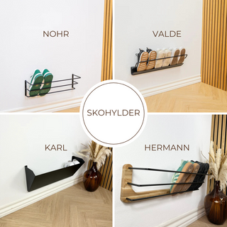 Skohylde-guiden: Hvad er forskellen på vores skohylder?