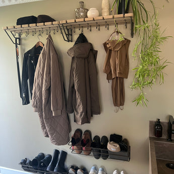 entre system sort, skohylde sort, opbevaring sort