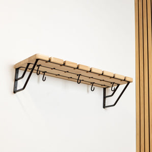 Træplade til entresystem