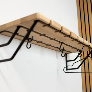 Træplade til entresystem