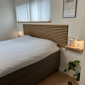 Natbord, Egetræ (2 stk.)