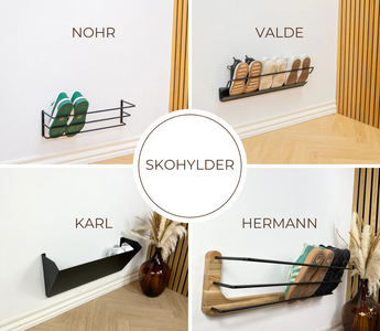 Skohylde-guiden: Hvad er forskellen på vores skohylder?