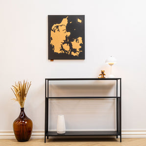 Danmarkskort stål/kork