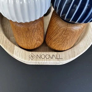 Rund egetræsbakke 2. sortering