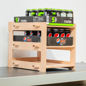 Dåse opbevaring / reol