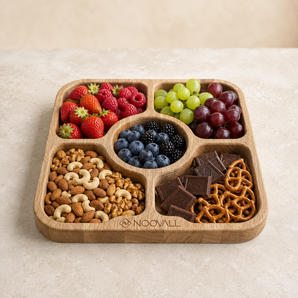 Snackfad m. 5 rum